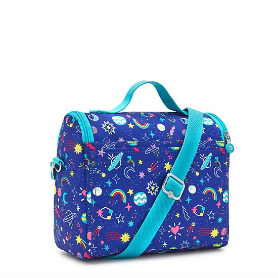 Kipling New Kichirou Printed Lunch Bag Taske Mørkeblå | DK 1933GS